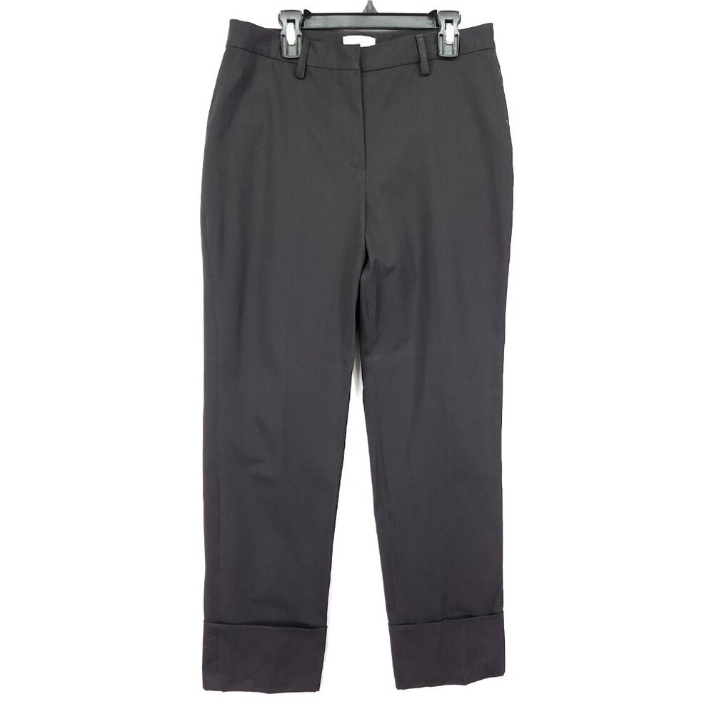 Gunex Cuffed Dress Pants Size 8 Career Trousers Made In Italy High Waist